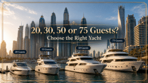 Dubai Yacht Rental by Guest Count