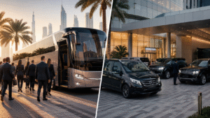 corporate event transport Dubai