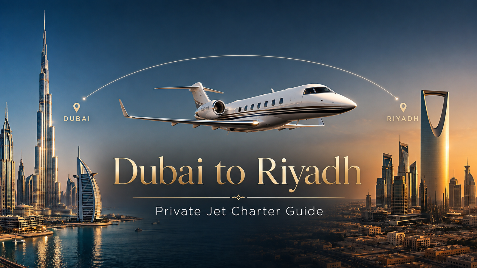 Dubai to Riyadh Private Jet Charter | Aircraft & Cost Guide