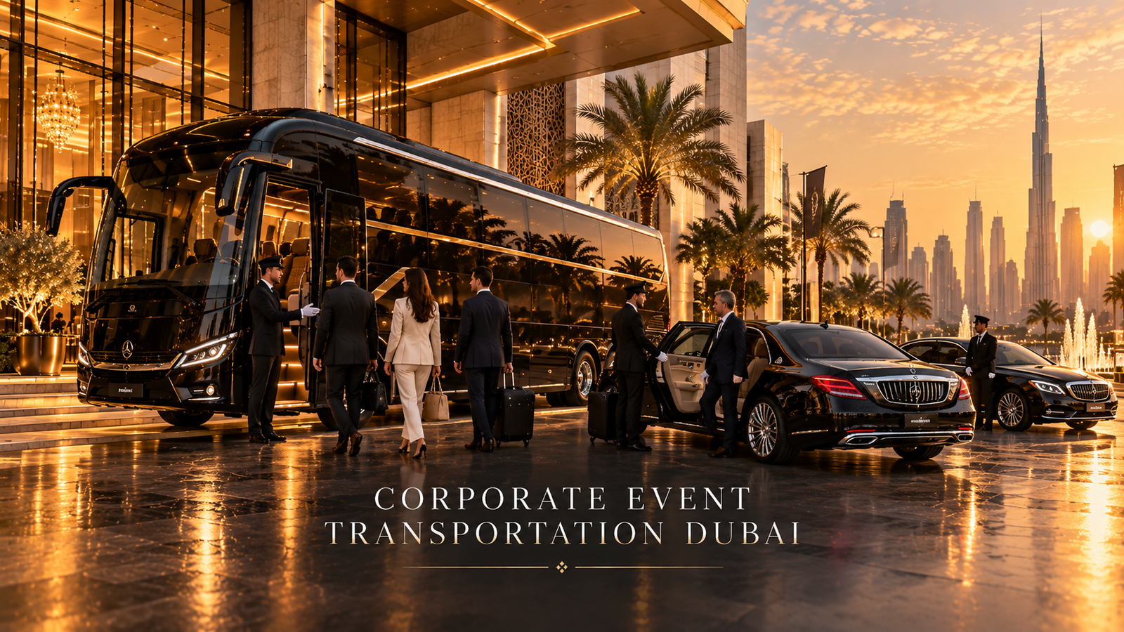 corporate event transportation Dubai