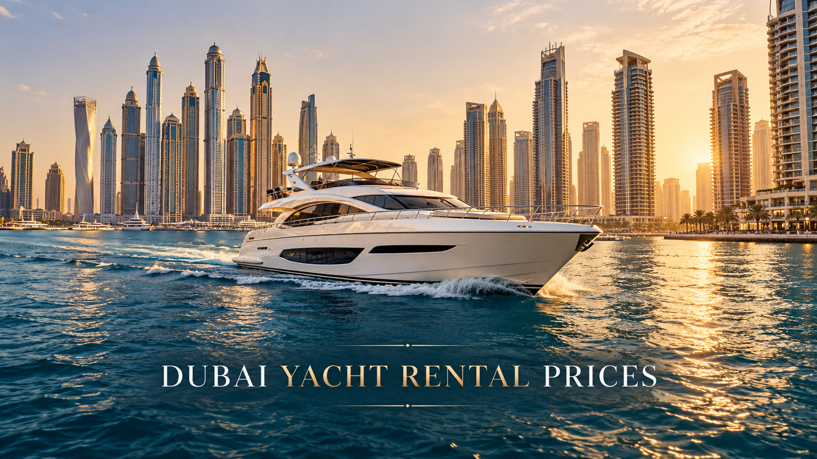 yacht rental Dubai price